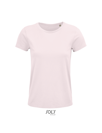 T-Shirt με οργανικό βαμβάκι (Crusader women 03581) απαλό ροζ